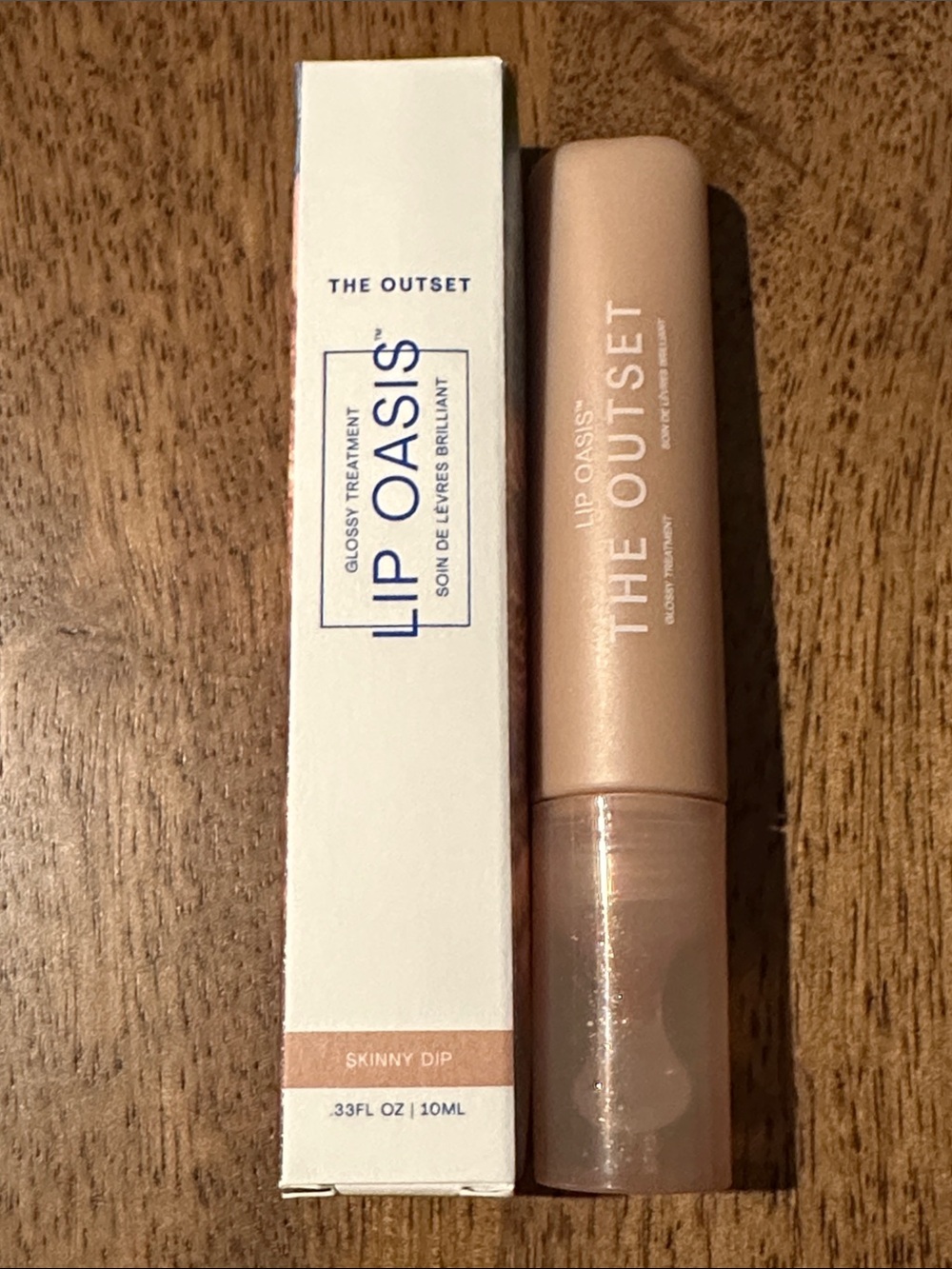 BNIB The outset Lip Oasis Glossy Treatment in skinny dip